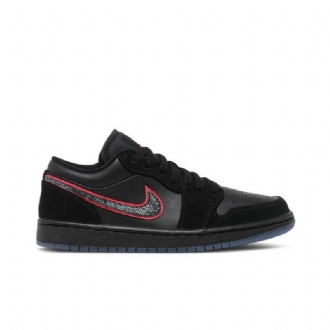 Ανδρικά Παπούτσια Air Jordan 1 Low Μαύρος Κόκκινος