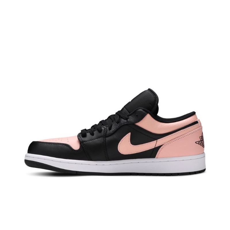 Ανδρικά Παπούτσια Air Jordan 1 Low Μαύρος Ροζ Άσπρο