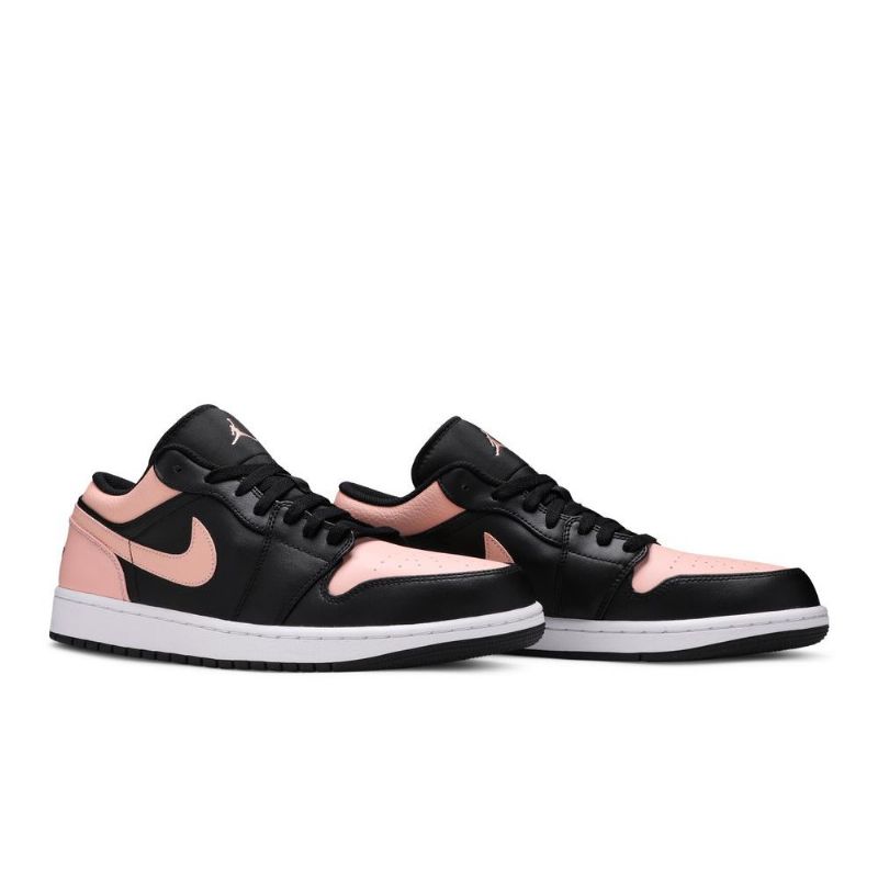 Ανδρικά Παπούτσια Air Jordan 1 Low Μαύρος Ροζ Άσπρο
