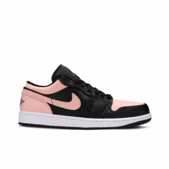 Ανδρικά Παπούτσια Air Jordan 1 Low Μαύρος Ροζ Άσπρο