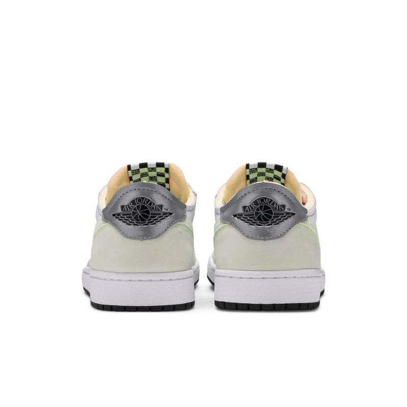 Ανδρικά Παπούτσια Air Jordan 1 Low Og Άσπρο Πράσινος Γκρί