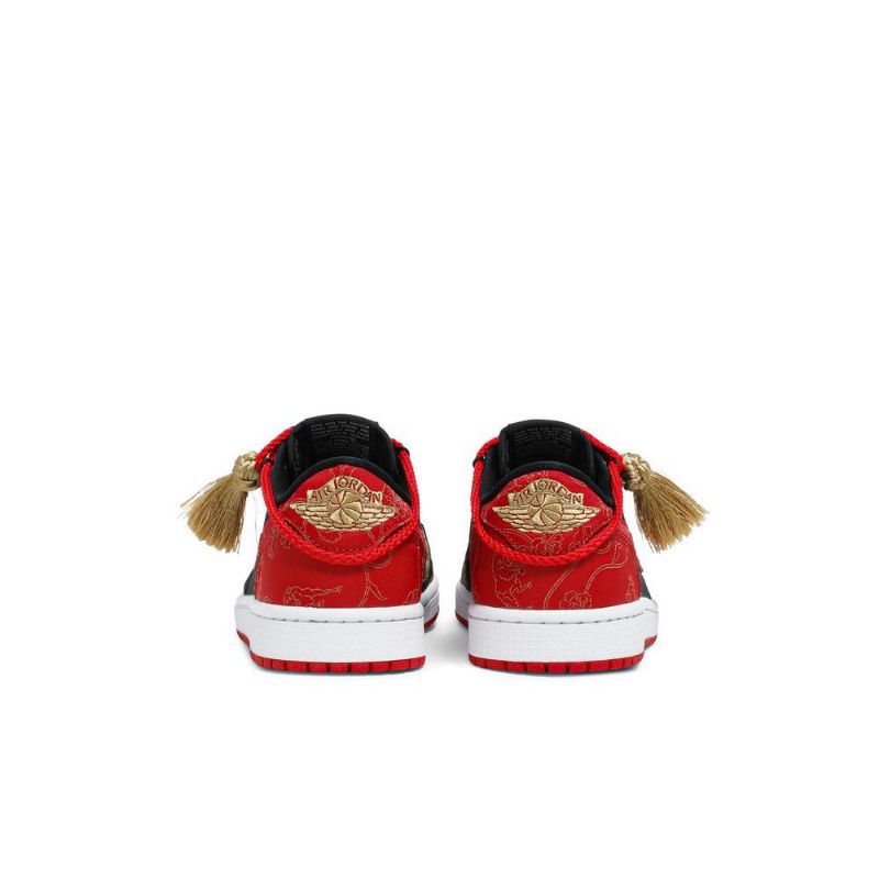 Ανδρικά Παπούτσια Air Jordan 1 Low Og Κόκκινος Μαύρος Χρυσός