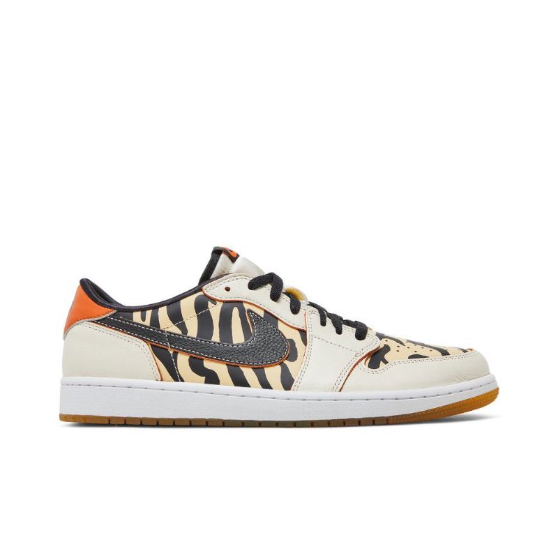 Ανδρικά Παπούτσια Air Jordan 1 Low Og Λευκό Μαύρο Πορτοκαλί Μπεζ