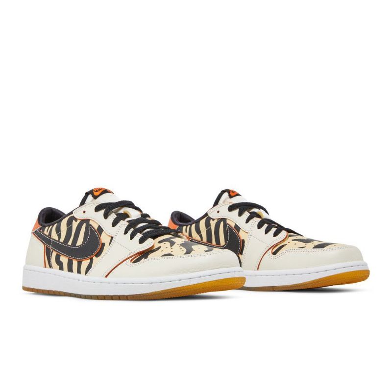Ανδρικά Παπούτσια Air Jordan 1 Low Og Λευκό Μαύρο Πορτοκαλί Μπεζ
