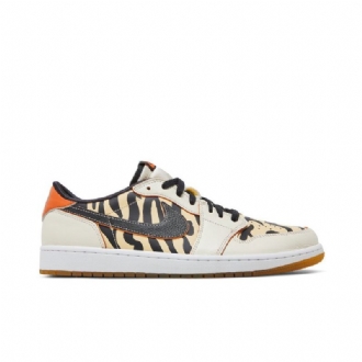 Ανδρικά Παπούτσια Air Jordan 1 Low Og Λευκό Μαύρο Πορτοκαλί Μπεζ