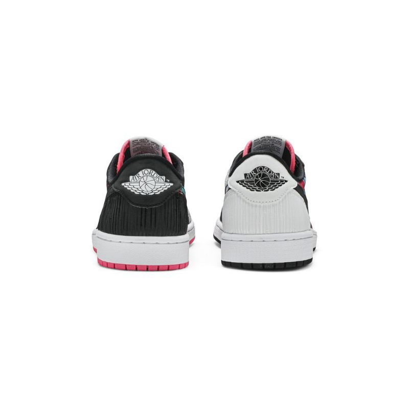 Ανδρικά Παπούτσια Air Jordan 1 Low Og Μαύρα Ροζ Λευκά Πολύχρωμα