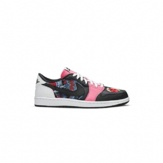 Ανδρικά Παπούτσια Air Jordan 1 Low Og Μαύρα Ροζ Λευκά Πολύχρωμα