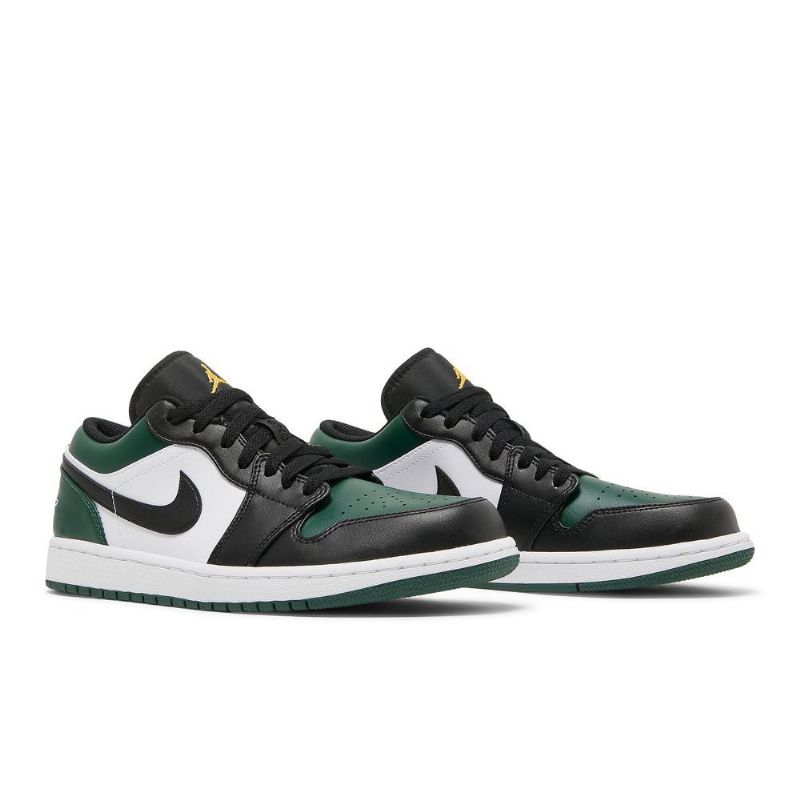 Ανδρικά Παπούτσια Air Jordan 1 Low Πράσινος Άσπρο Μαύρος Χρυσός