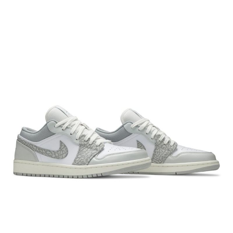 Ανδρικά Παπούτσια Air Jordan 1 Low Premium Λευκά Γκρι