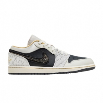 Ανδρικά Παπούτσια Air Jordan 1 Low Se Γκρί Μαύρος Χρυσός