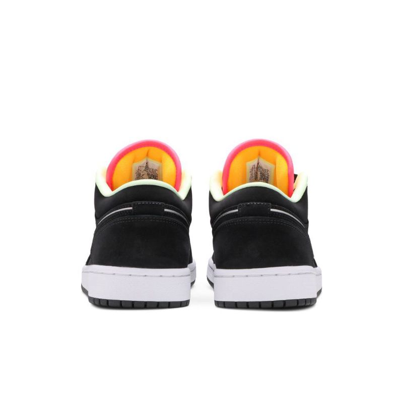 Ανδρικά Παπούτσια Air Jordan 1 Low Se Μαύρο Πράσινο Πορτοκαλί Ροζ