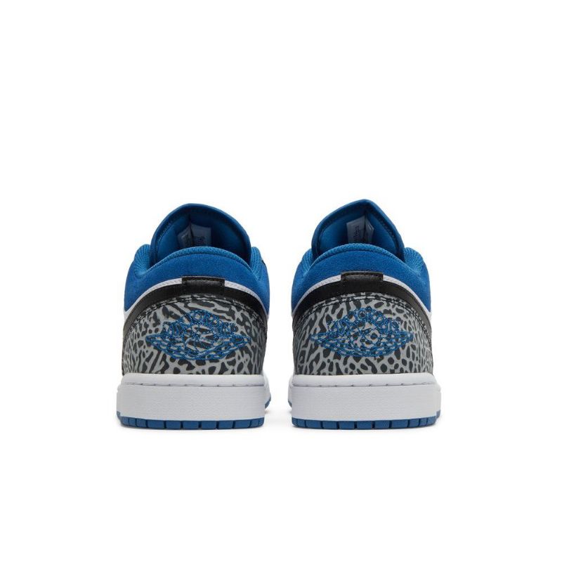 Ανδρικά Παπούτσια Air Jordan 1 Low Se Μπλε Λευκό Γκρι Μαύρα