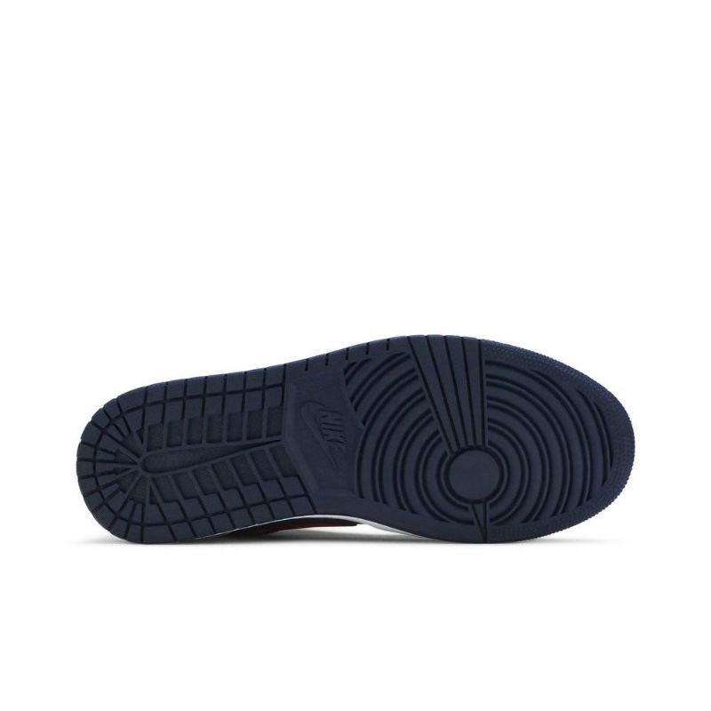 Ανδρικά Παπούτσια Air Jordan 1 Low Σκούρο Μπλε Άσπρο Κόκκινος