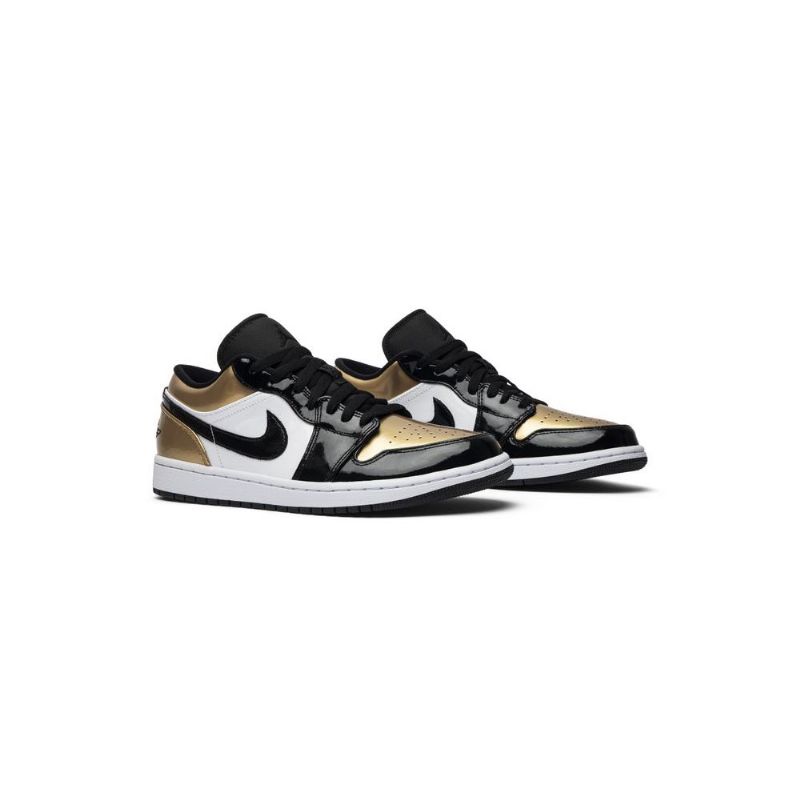 Ανδρικά Παπούτσια Air Jordan 1 Low Χρυσός Λευκά Μαύρα