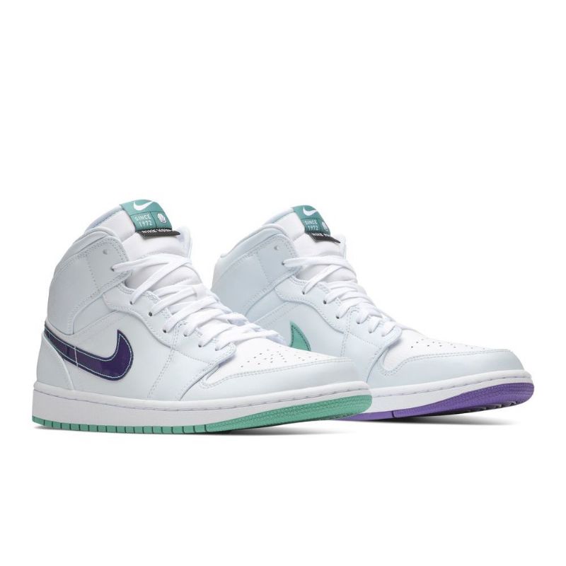 Ανδρικά Παπούτσια Air Jordan 1 Luka Doncic Mid Se Λευκά Μπλε Πράσινα