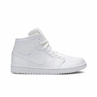 Ανδρικά Παπούτσια Air Jordan 1 Mid Άσπρο