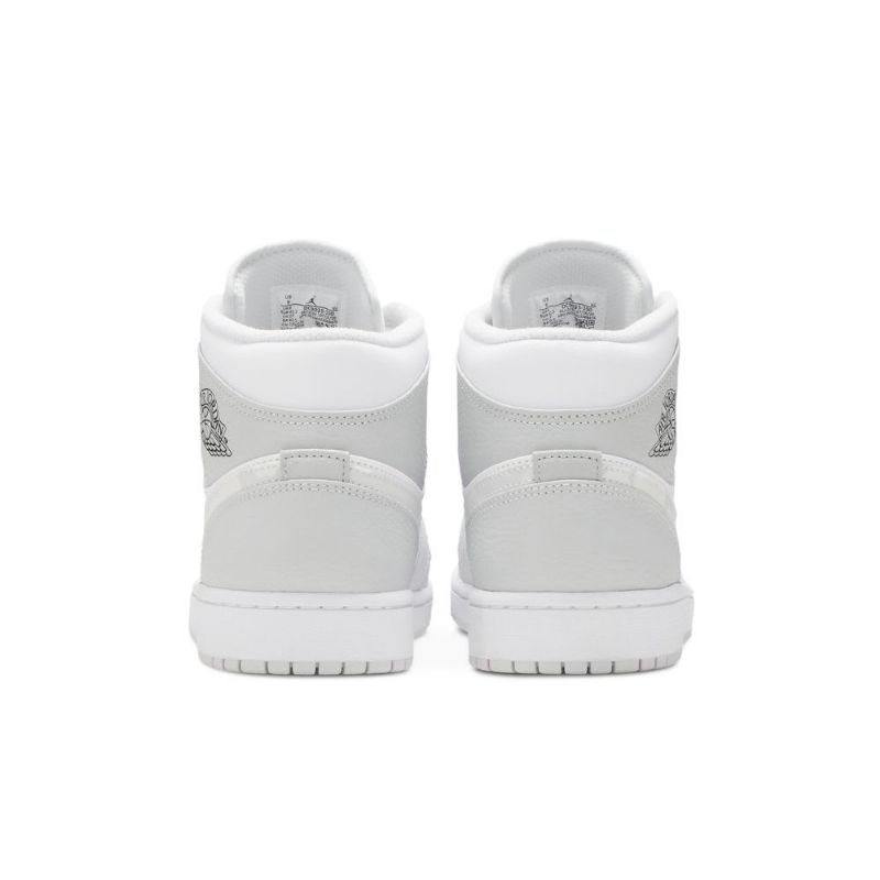 Ανδρικά Παπούτσια Air Jordan 1 Mid Άσπρο Γκρί