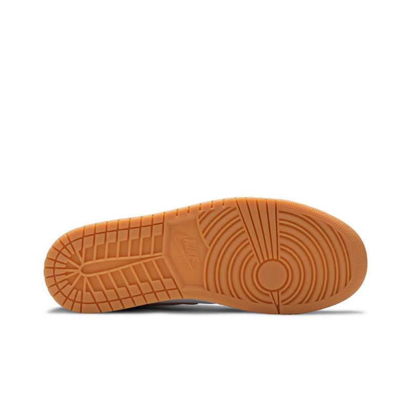 Ανδρικά Παπούτσια Air Jordan 1 Mid Άσπρο Καστανός