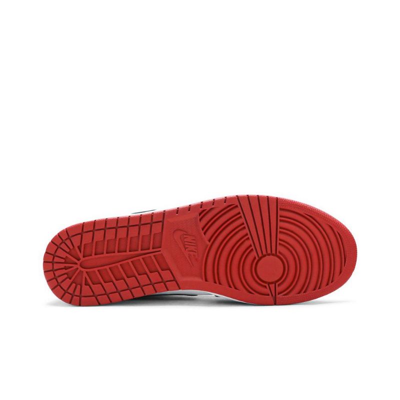 Ανδρικά Παπούτσια Air Jordan 1 Mid Άσπρο Κόκκινος Μαύρος