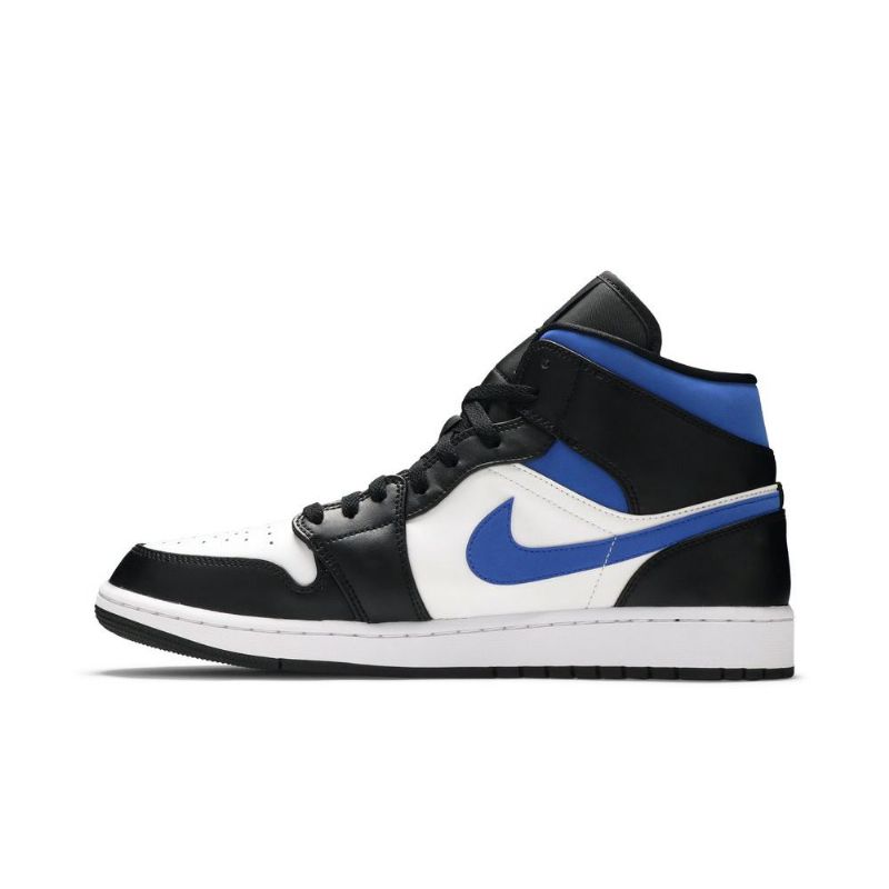 Ανδρικά Παπούτσια Air Jordan 1 Mid Άσπρο Μαύρος Μπλε
