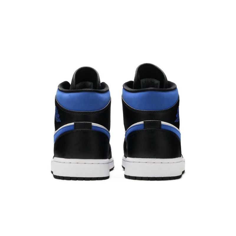 Ανδρικά Παπούτσια Air Jordan 1 Mid Άσπρο Μαύρος Μπλε