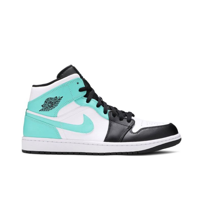 Ανδρικά Παπούτσια Air Jordan 1 Mid Άσπρο Μαύρος Μπλε