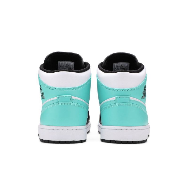 Ανδρικά Παπούτσια Air Jordan 1 Mid Άσπρο Μαύρος Μπλε