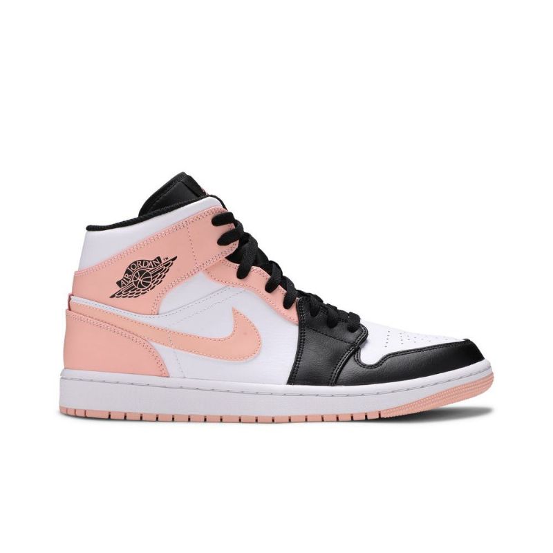 Ανδρικά Παπούτσια Air Jordan 1 Mid Άσπρο Μαύρος Ροζ