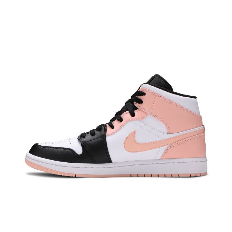 Ανδρικά Παπούτσια Air Jordan 1 Mid Άσπρο Μαύρος Ροζ