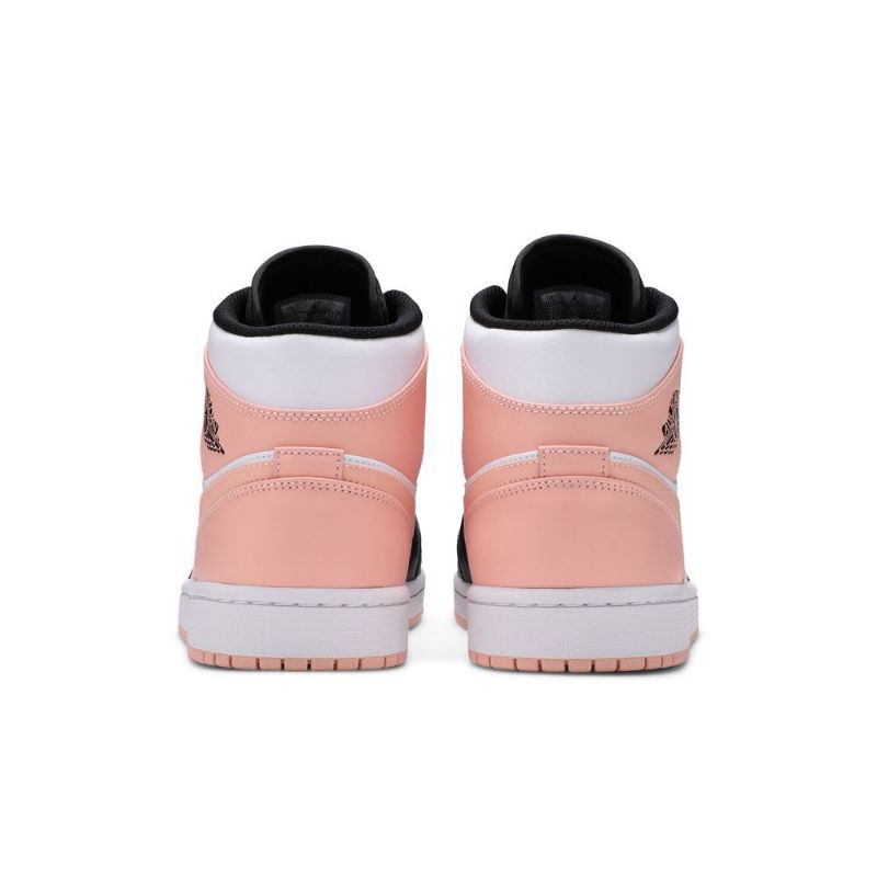 Ανδρικά Παπούτσια Air Jordan 1 Mid Άσπρο Μαύρος Ροζ
