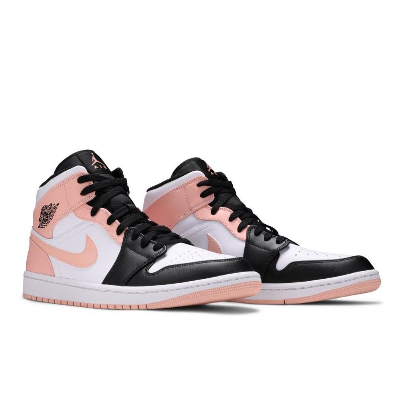 Ανδρικά Παπούτσια Air Jordan 1 Mid Άσπρο Μαύρος Ροζ