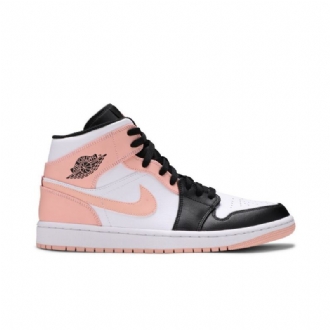 Ανδρικά Παπούτσια Air Jordan 1 Mid Άσπρο Μαύρος Ροζ
