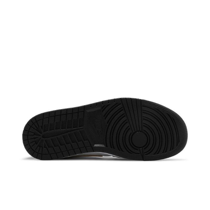Ανδρικά Παπούτσια Air Jordan 1 Mid Άσπρο Μαύρος Χρυσός