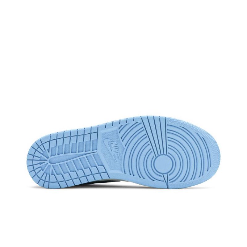 Ανδρικά Παπούτσια Air Jordan 1 Mid Άσπρο Μπλε Μαύρος