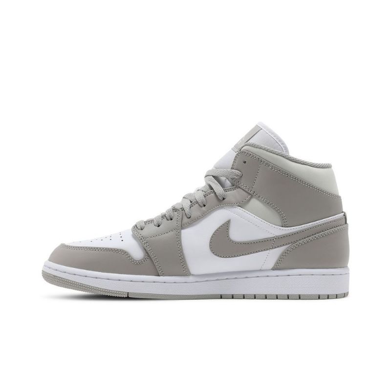 Ανδρικά Παπούτσια Air Jordan 1 Mid Γκρί Άσπρο