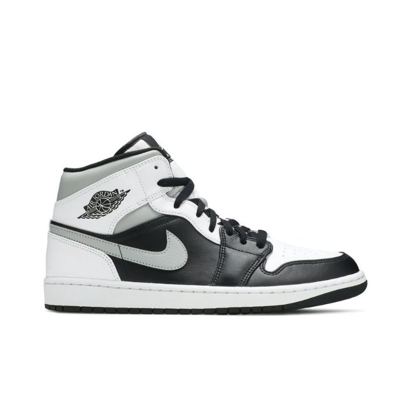 Ανδρικά Παπούτσια Air Jordan 1 Mid Γκρί Μαύρος Άσπρο