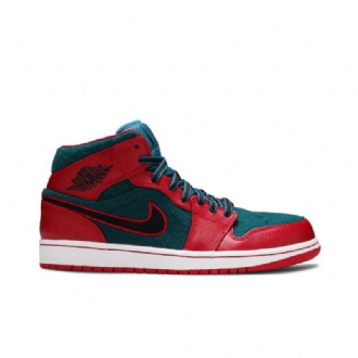 Ανδρικά Παπούτσια Air Jordan 1 Mid Κόκκινος Μπλε Μαύρος