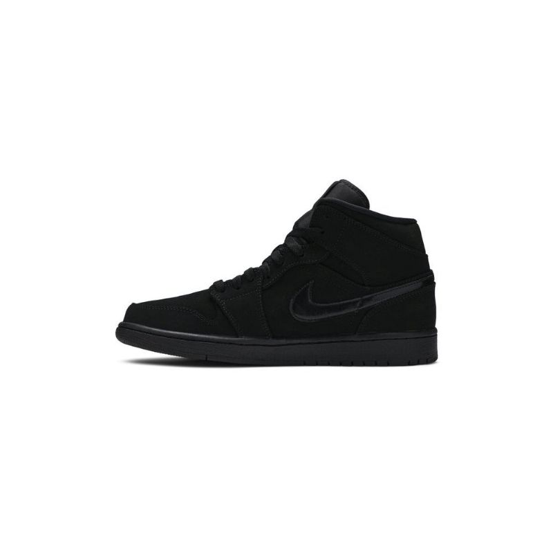 Ανδρικά Παπούτσια Air Jordan 1 Mid Μαύρος