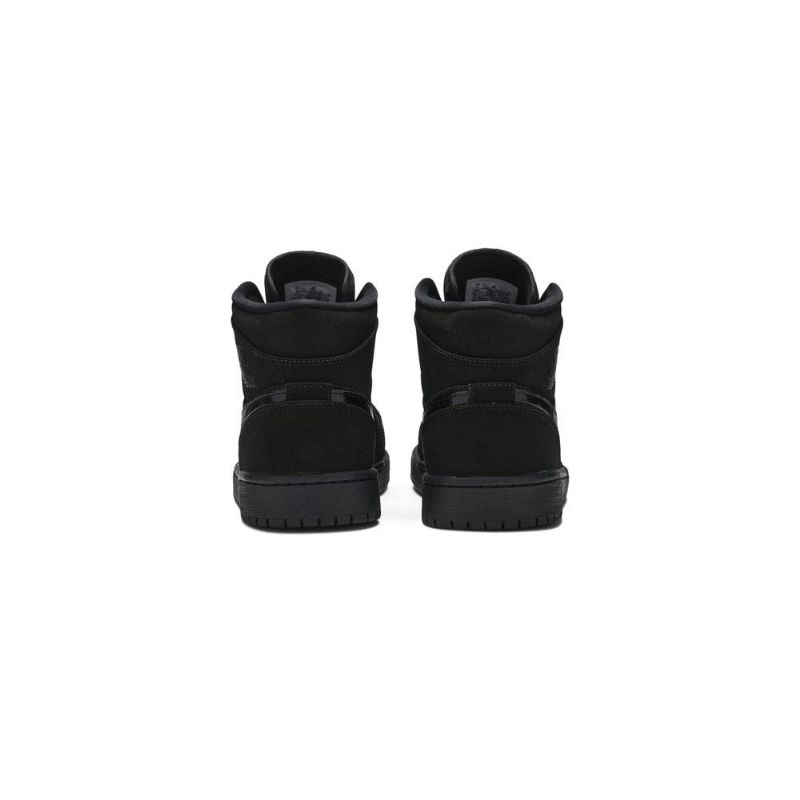 Ανδρικά Παπούτσια Air Jordan 1 Mid Μαύρος