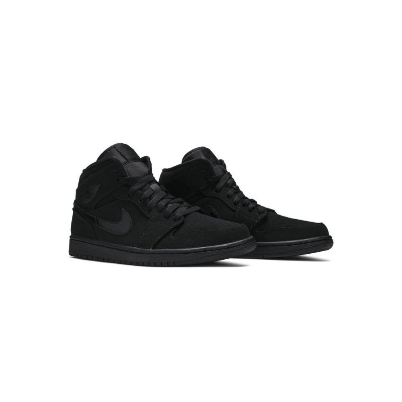 Ανδρικά Παπούτσια Air Jordan 1 Mid Μαύρος