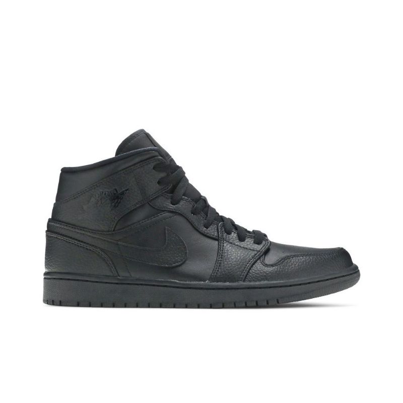 Ανδρικά Παπούτσια Air Jordan 1 Mid Μαύρος