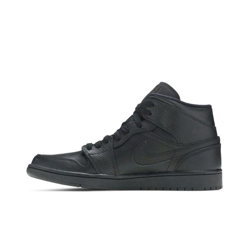 Ανδρικά Παπούτσια Air Jordan 1 Mid Μαύρος