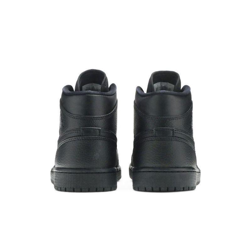 Ανδρικά Παπούτσια Air Jordan 1 Mid Μαύρος