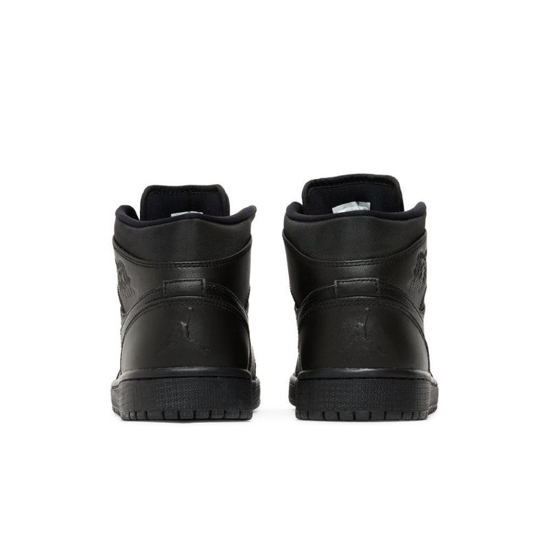 Ανδρικά Παπούτσια Air Jordan 1 Mid Μαύρος Άσπρο