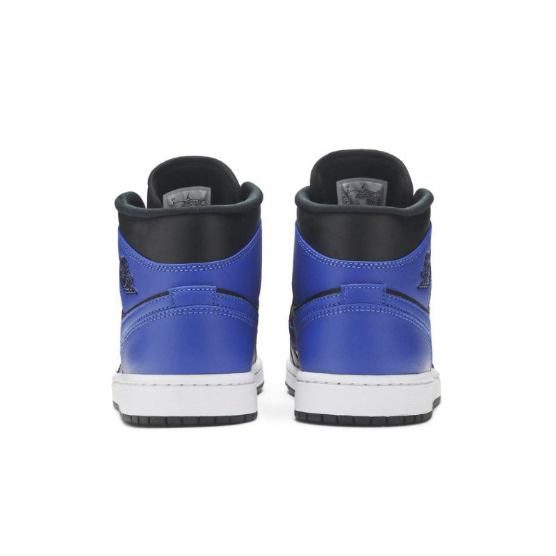 Ανδρικά Παπούτσια Air Jordan 1 Mid Μαύρος Μπλε Άσπρο