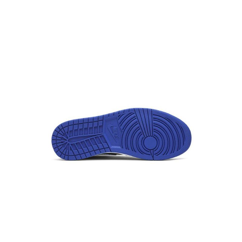 Ανδρικά Παπούτσια Air Jordan 1 Mid Μπλε Μαύρος Άσπρο