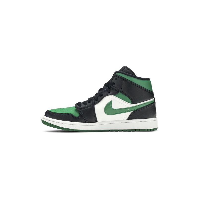 Ανδρικά Παπούτσια Air Jordan 1 Mid Πράσινος Άσπρο Μαύρα Κόκκινα