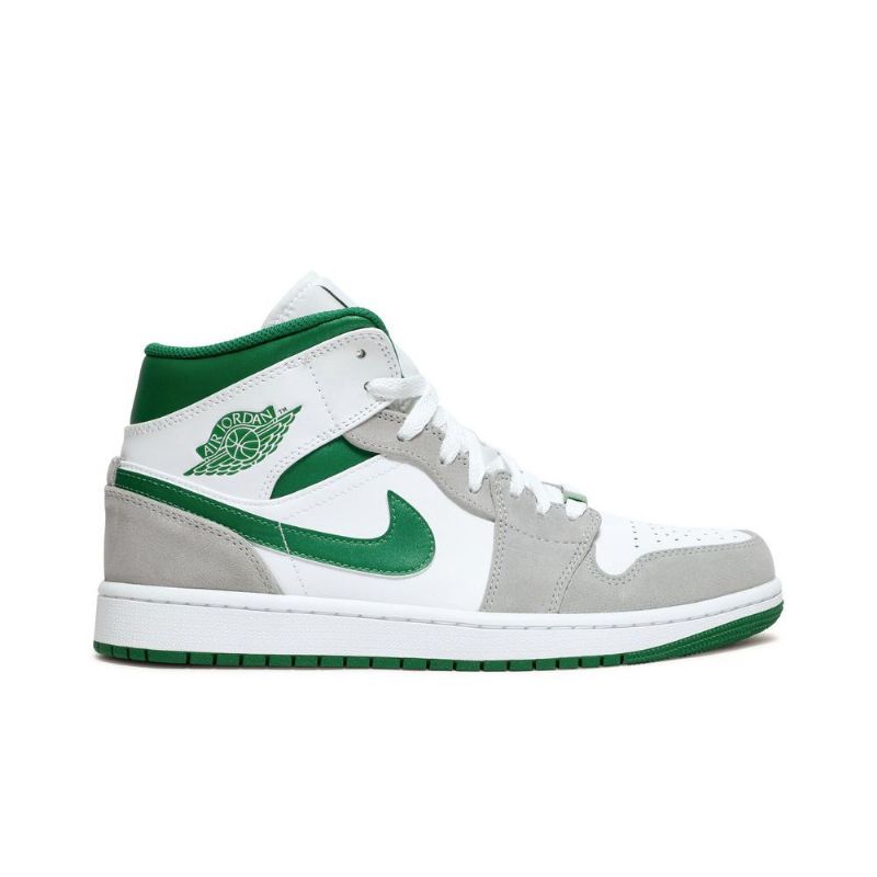 Ανδρικά Παπούτσια Air Jordan 1 Mid Se Άσπρο Γκρί Πράσινος