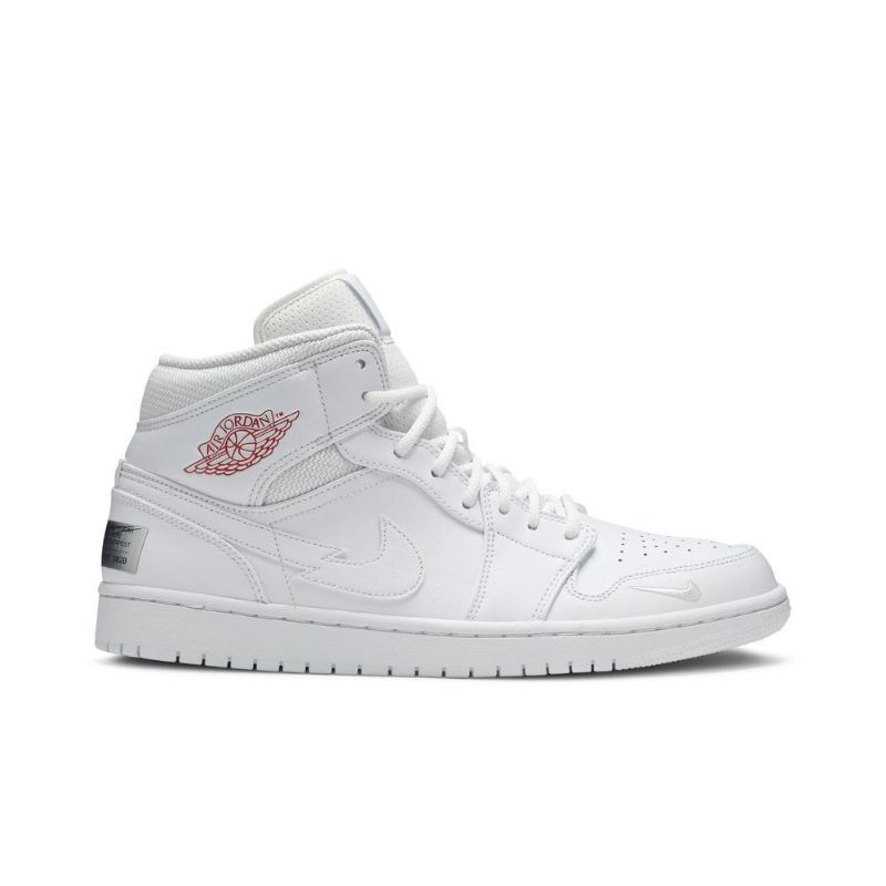 Ανδρικά Παπούτσια Air Jordan 1 Mid Se Άσπρο Κόκκινος