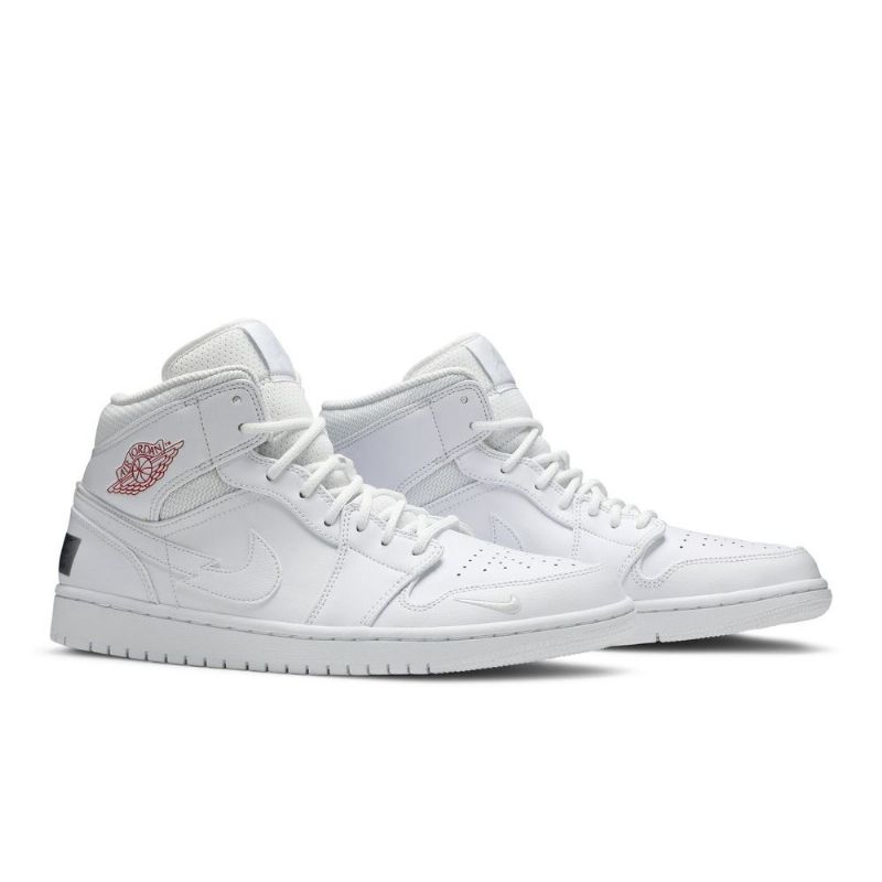 Ανδρικά Παπούτσια Air Jordan 1 Mid Se Άσπρο Κόκκινος
